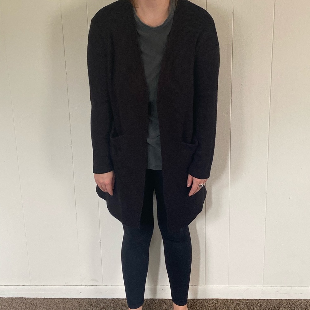 H&M Long Knit Open Cardigan
